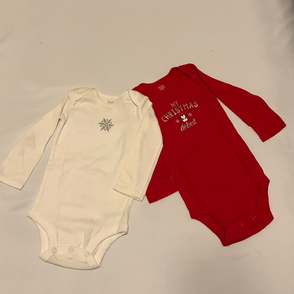 Carter’s Just One You Onesies 12M NWOT